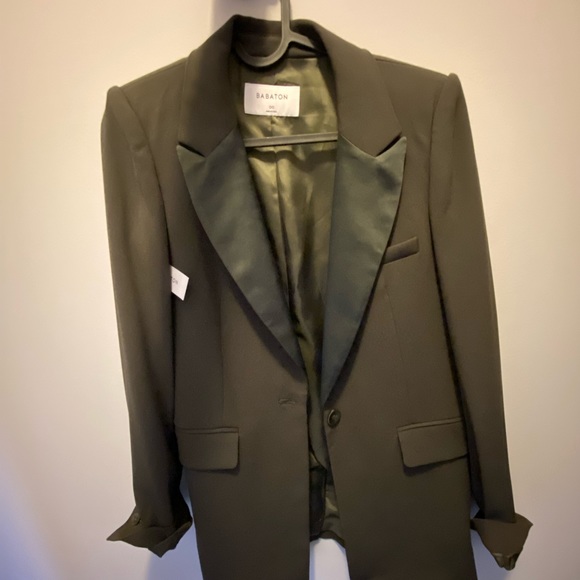 Babaton Yates Olive Green Blazer. Size 00. - Picture 4 of 5